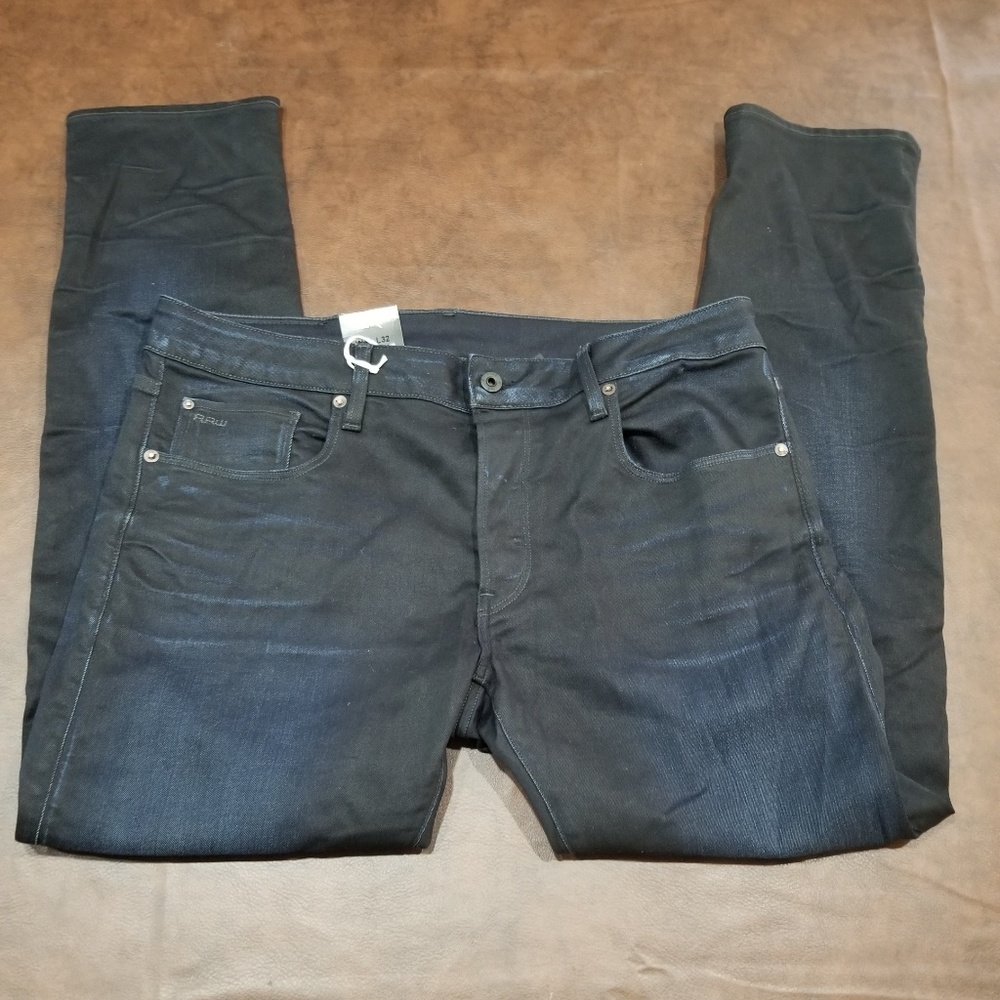 G-Star Raw Men's 3301 Slim Fit Pants Dark Aged NWT